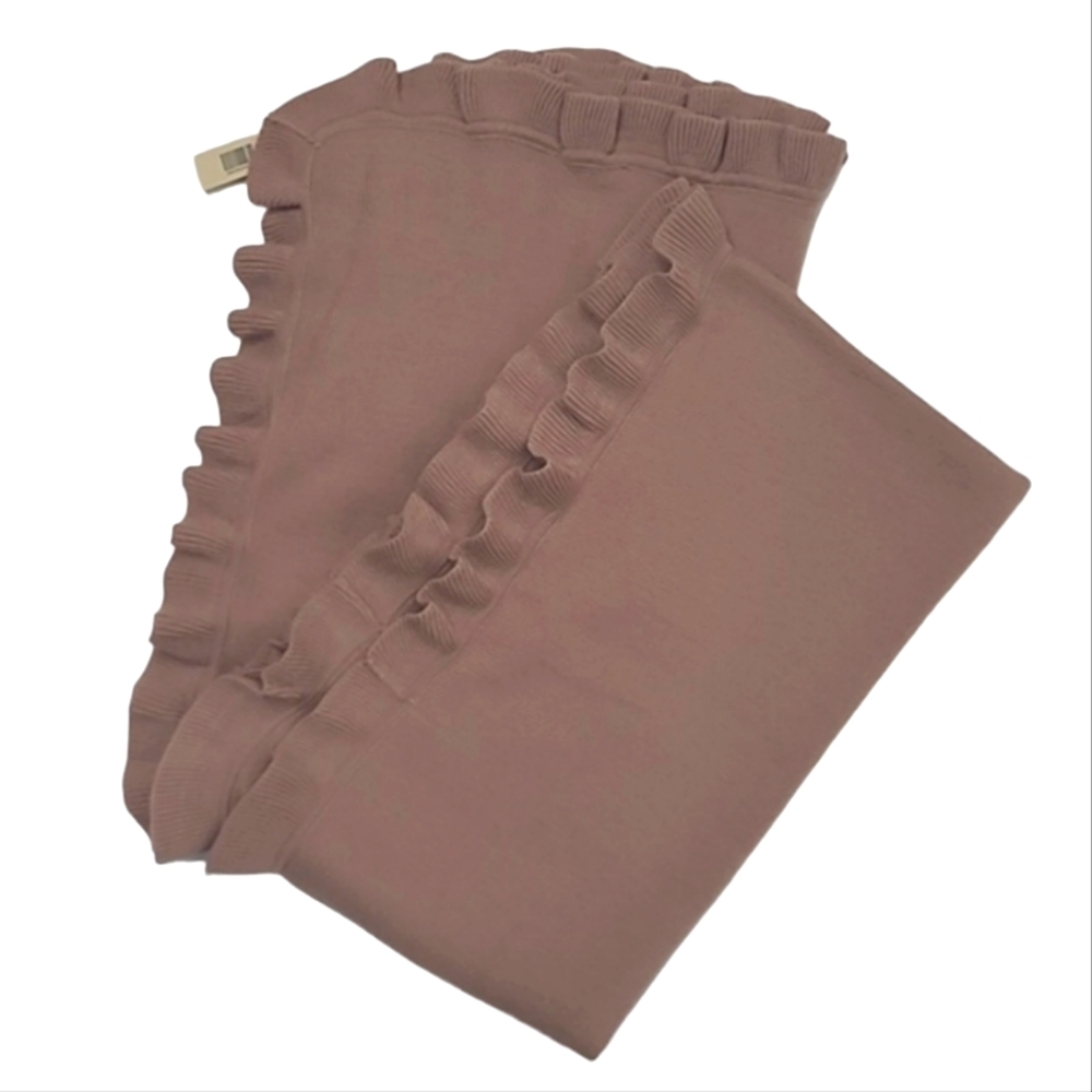 Amanda Smith Acrylic Shawl Sweater Wrap Loose Open Front Cape Blanket Scarf NWT - Picture 7 of 17